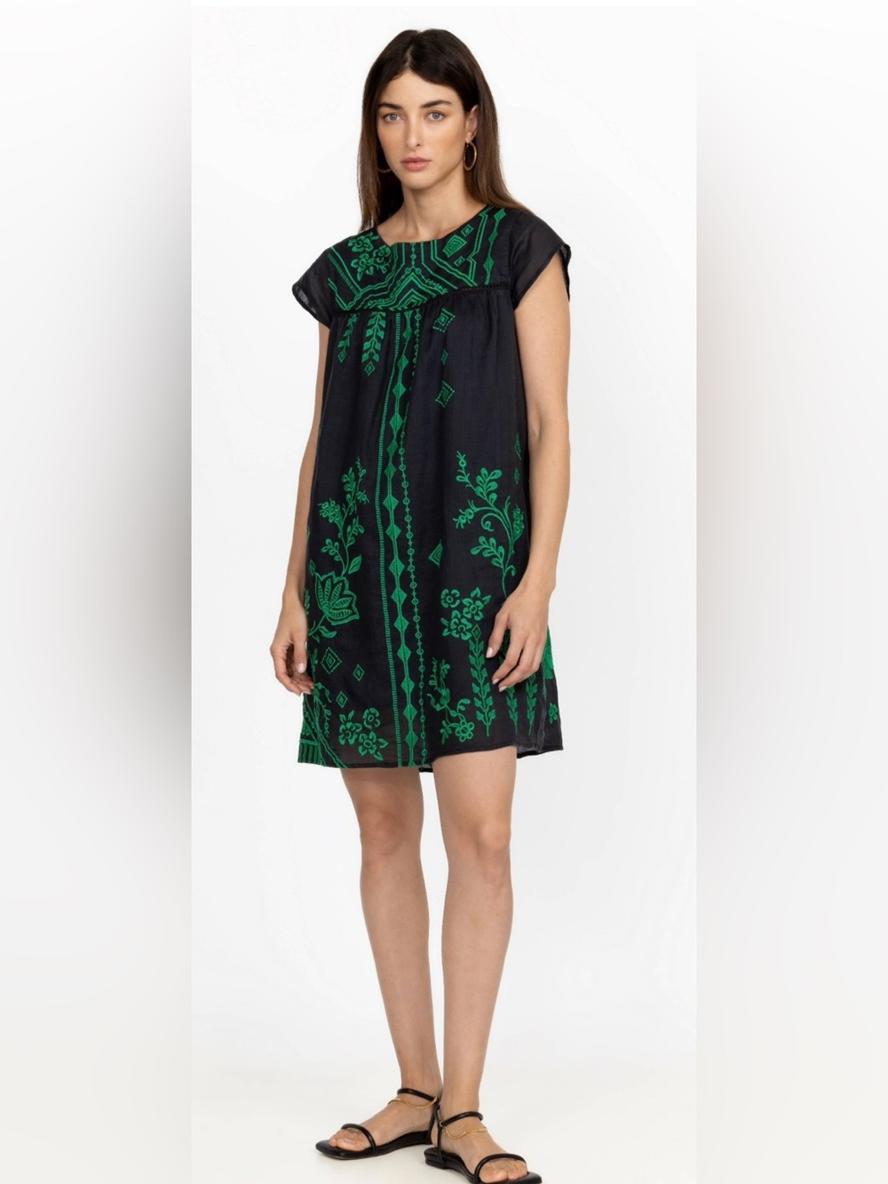 Johnny Was Willow Petal Sleeve Tunic Dress